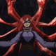 Pointy henchwoman Slice. These guys have very literal villain names.